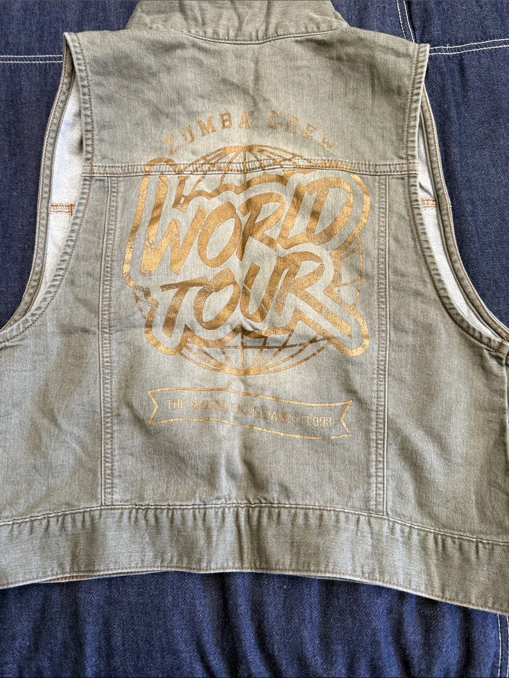 Zumba World Tour Gold Emblem Vest